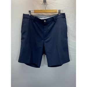 Peter Millar Shorts Mens 36 Blue Performance Golf Chino Stretch Lightweight Read
